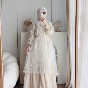 Senara Flower Organza Maxi