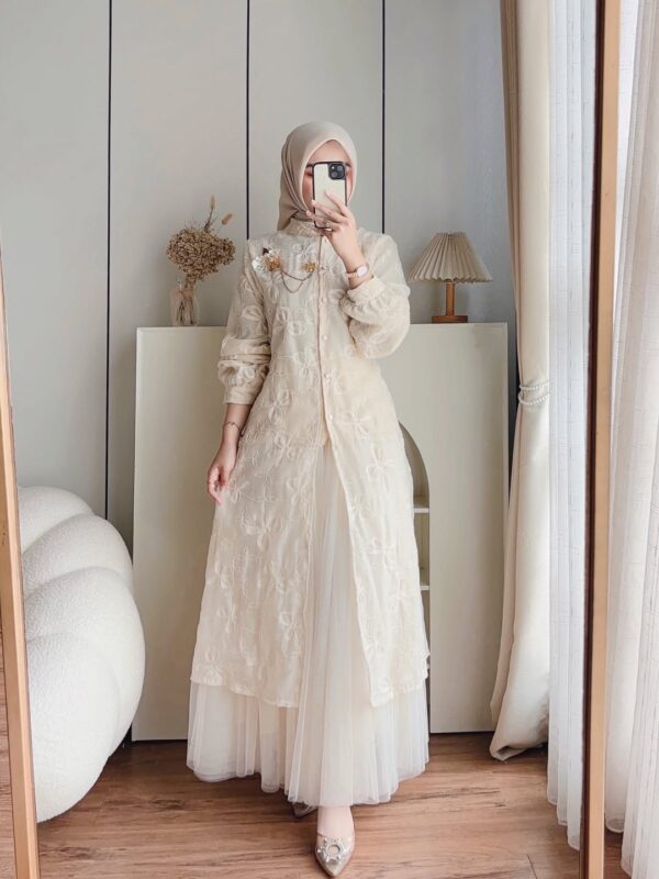 Yoora Flower Outer Tunik