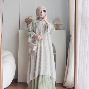 Sarah Beads Chantily Maxi on Sage